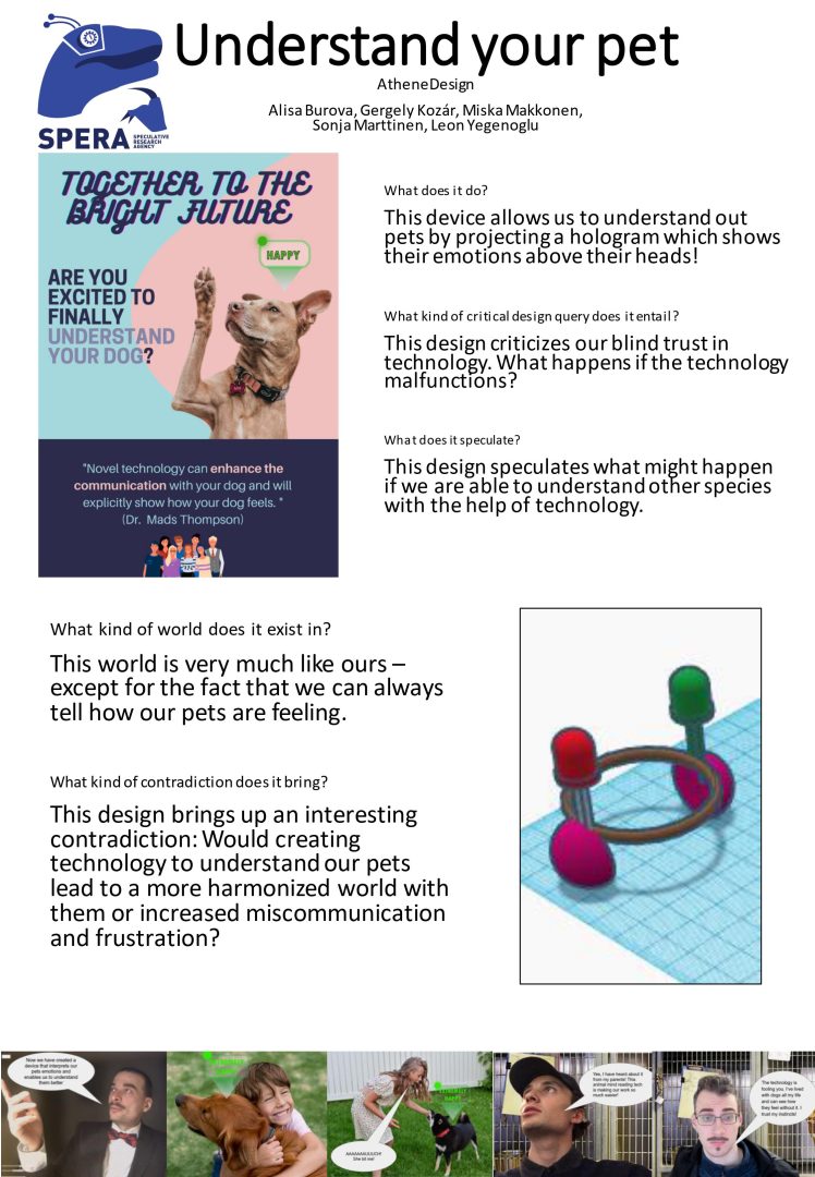 The poster about Understand your pet by Athene Design